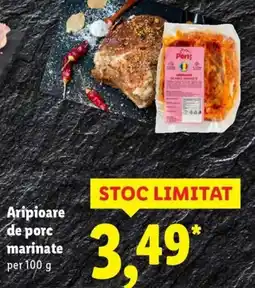 Lidl Aripioare de porc marinate Ofertă