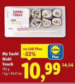 Lidl My Sushi Maki Snack Ofertă