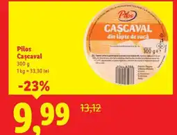 Lidl Pilos Cascaval Ofertă