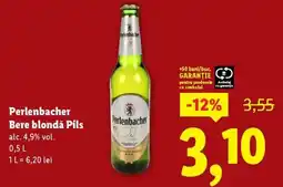 Lidl Perlenbacher Bere blondǎ Pils Ofertă