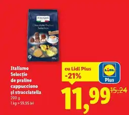 Lidl Italiamo Selecţie de praline cappucciono şi stracciatella Ofertă