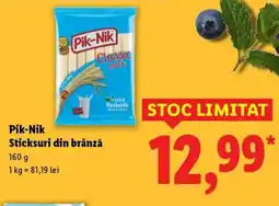 Lidl Pik-Nik Sticksuri din brânză Ofertă