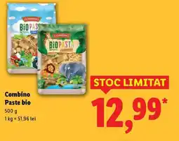 Lidl Combino Paste bio Ofertă