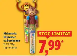 Lidl Kidsmania Dispenser cu bomboane Ofertă