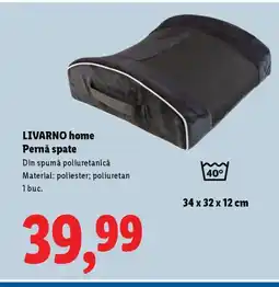 Lidl LIVARNO HOME Pernǎ spate Ofertă