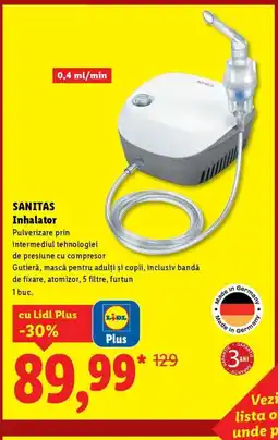 Lidl SANITAS Inhalator Ofertă
