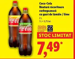 Lidl Coca-Cola Băutură răcoritoare carbogazoasă cu gust de lămâie / lime Ofertă