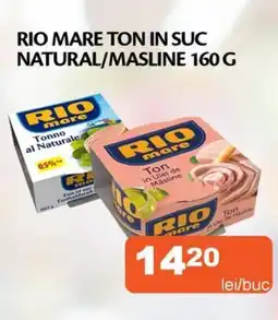 Unicarm RIO MARE Ton in suc natural/masline Ofertă