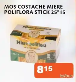 Unicarm Mos costache miere poliflora stick Ofertă