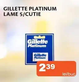 Unicarm Gillette platinum lame 5/cutie Ofertă