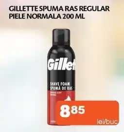 Unicarm Gillette spuma ras regular piele normala Ofertă