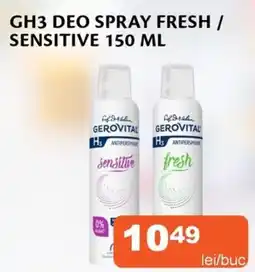 Unicarm Gh3 deo spray fresh / sensitive Ofertă