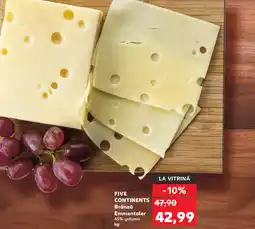 Kaufland FIVE CONTINENTS Brânză Emmentaler Ofertă