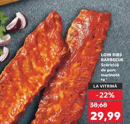 Kaufland LOIN RIBS BARBECUE Scăricică de porc marinată Ofertă