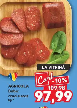 Kaufland AGRICOLA Babic crud-uscat Ofertă