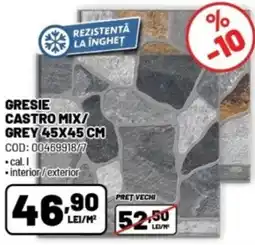 Ambient Gresie castro mix/ grey Ofertă