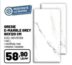 Ambient Gresie e-marble grey Ofertă