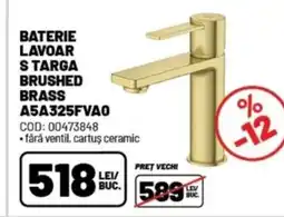Ambient Baterie lavoar s targa brushed brass Ofertă