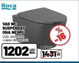Ambient Vas wc suspendat ona negru Ofertă