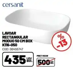 Ambient Lavoar rectangular moduo 50 cm box Ofertă
