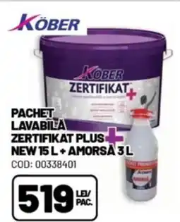 Ambient Pachet lavabila zertifikat plus new +amorsa Ofertă
