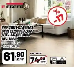 Ambient Parchet laminat 8mm el2855 aqua stejar olchon bej nisip Ofertă