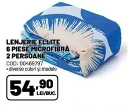 Ambient Lenjerie ellite 6 piese microfibră 2 persoane Ofertă
