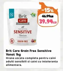 Animax Brit Care Grain Free Sensitive Vanat Ofertă