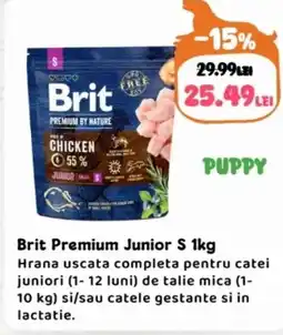 Animax Brit Premium Junior S Ofertă