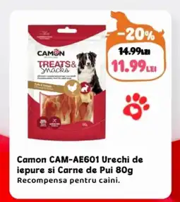 Animax Camon CAM-AE601 Urechi de iepure si Carne de Pui Ofertă