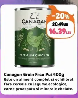Animax Canagan Grain Free Pui Ofertă