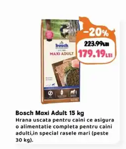 Animax Bosch Maxi Adult Ofertă