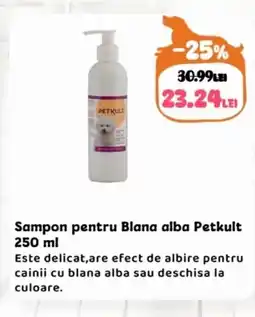 Animax Sampon pentru Blana alba Petkult Ofertă
