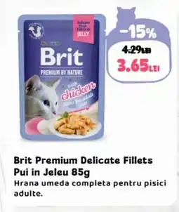 Animax Brit Premium Delicate Fillets Pui in Jeleu Ofertă