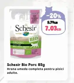 Animax Schesir Bio Porc Ofertă