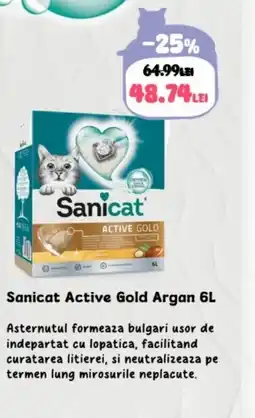 Animax Sanicat Active Gold Argan Ofertă