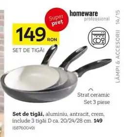 XXXLutz Set de tigăi Ofertă