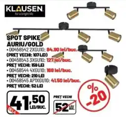 Ambient Spot spike auriu/gold Ofertă