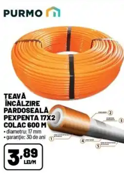 Ambient Teavă încălzire pardoseala pexpenta 17x2 colac Ofertă