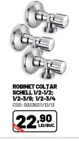 Ambient Robinet coltar schell 1/2-1/2; 1/2-3/8; 1/2-3/4 Ofertă