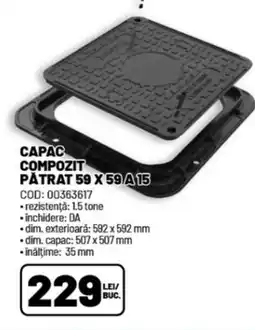Ambient Capac compozit påtrat 59 x 59 a15 Ofertă