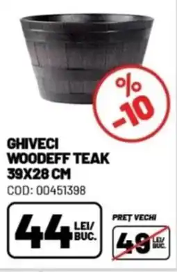 Ambient Ghiveci woodeff teak Ofertă