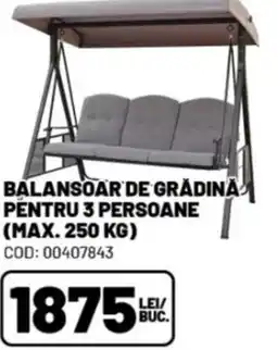 Ambient Balansoar de grădină pentru 3 persoane Ofertă