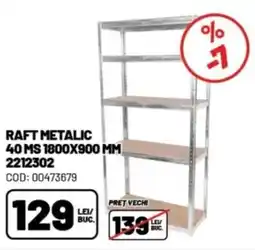 Ambient Raft metalic 40 ms 1800x900 mm Ofertă