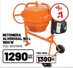 Ambient Betoniera alverosal 180 l 1000 w Ofertă