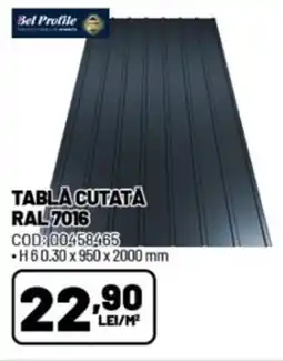 Ambient Tabla cutata ral 7016 Ofertă
