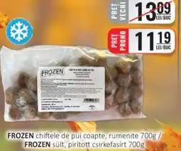 CBA FROZEN chiftele de pui coapte, rumenite Ofertă
