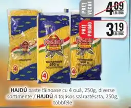 CBA HAJDÚ paste făinoase cu 4 ouă Ofertă