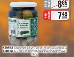 CBA KERTIKE castraveţi 6-9cm, cu perle de ceapă Ofertă