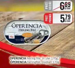 CBA ÓPERENCIA hering file, în ulei Ofertă